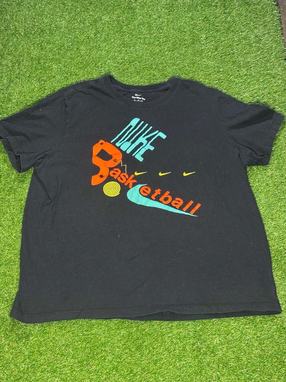 Nike Basketball Graphic T-Shirt Black XXL